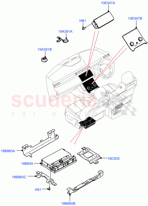 Part Diagram for Land Rover LR141205