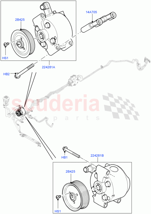 Part Diagram for Land Rover LR016677