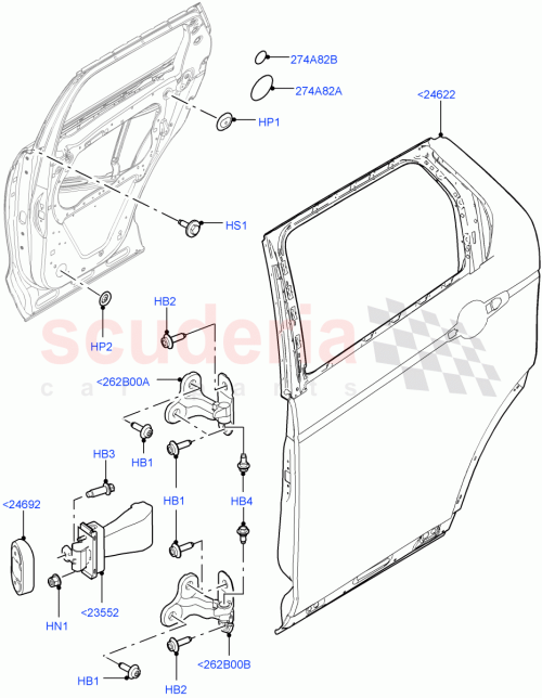 Part Diagram for Land Rover LR080198