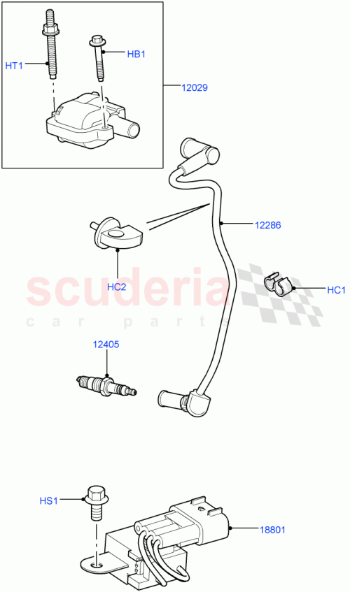 Part Diagram for Land Rover LR000604