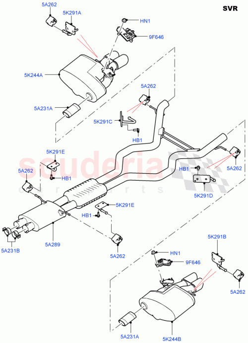 Part Diagram for Land Rover LR139397
