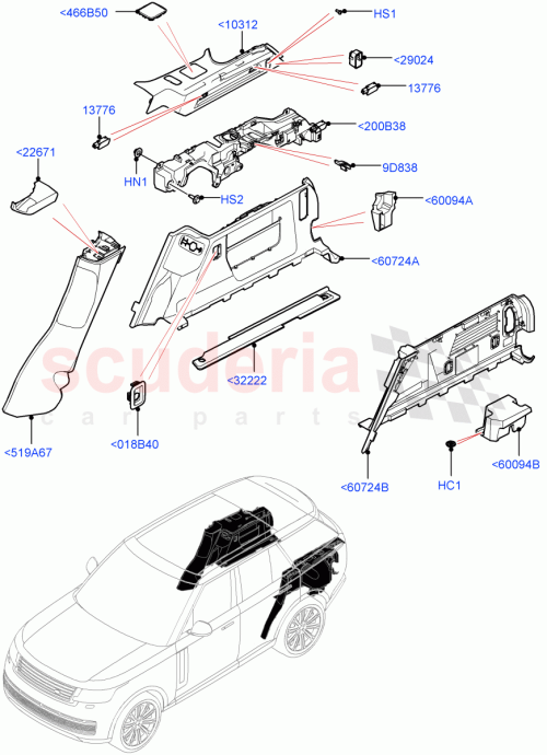 Part Diagram for Land Rover LR151335