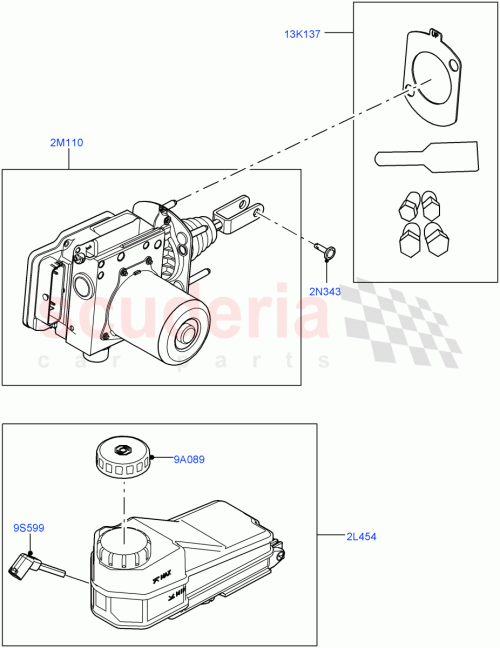 Part Diagram for Land Rover LR146567