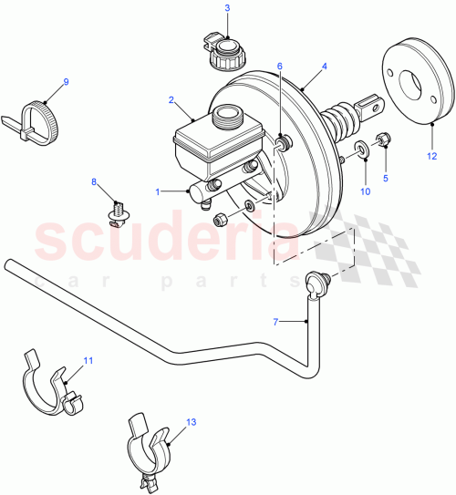 Part Diagram for Land Rover SJC100460
