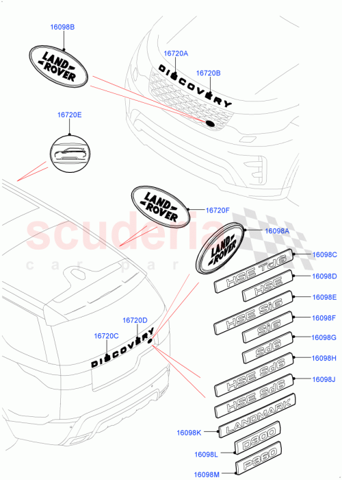 Part Diagram for Land Rover LR142337