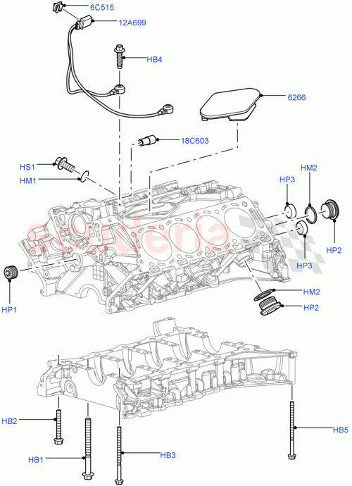 Part Diagram for Land Rover 1069338
