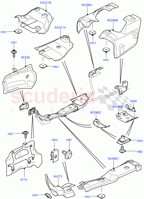 Part Diagram for Land Rover FS106126