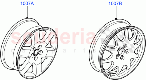 Part Diagram for Land Rover LR016305