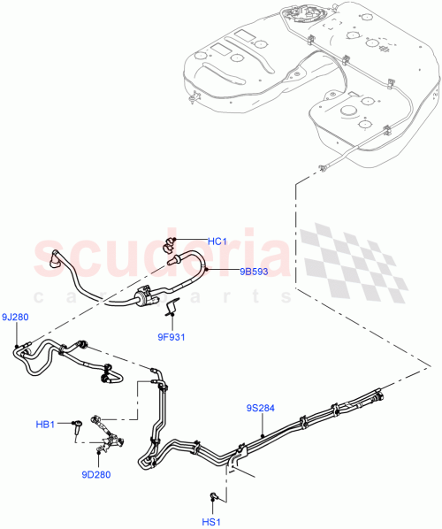 Part Diagram for Land Rover LR152829