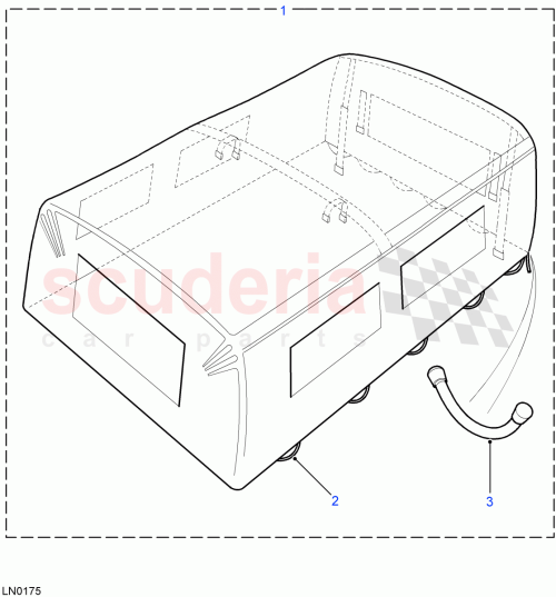 Part Diagram for Land Rover LR024843
