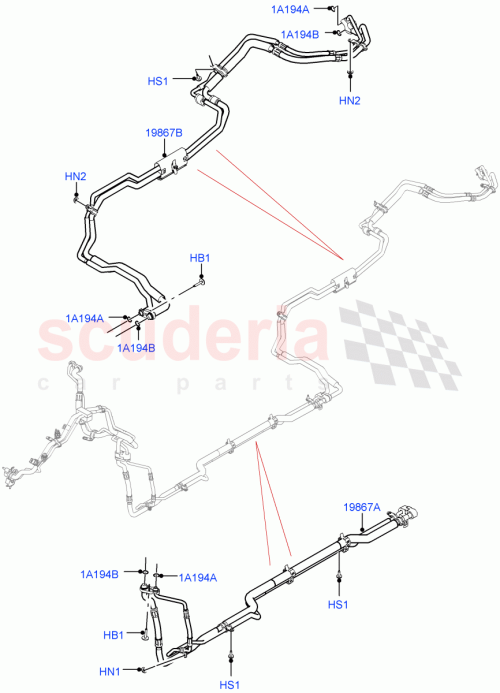 Part Diagram for Land Rover LR141730