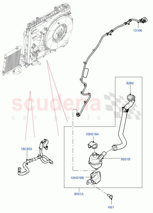 Part Diagram for Land Rover LR152884