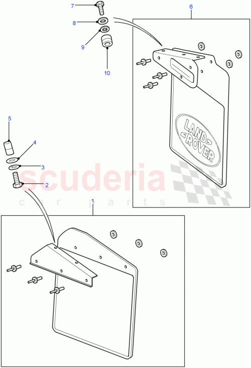 Part Diagram for Land Rover LR025786