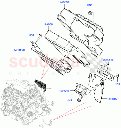 Part Diagram for Land Rover LR125569