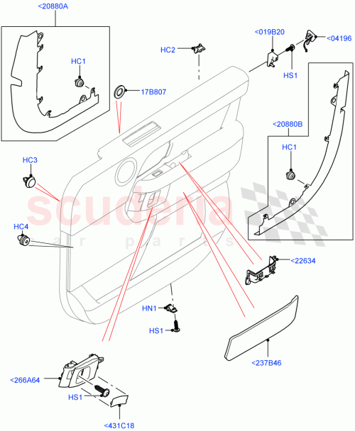 Part Diagram for Land Rover LR098501