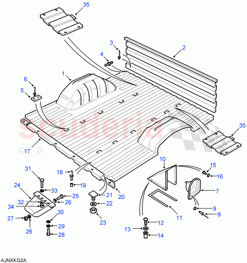 Part Diagram for Land Rover WL108002