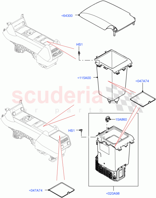 Part Diagram for Land Rover LR152605