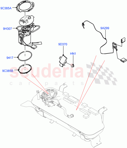Part Diagram for Land Rover LR135215