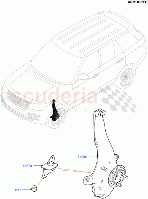 Part Diagram for Land Rover LR155541