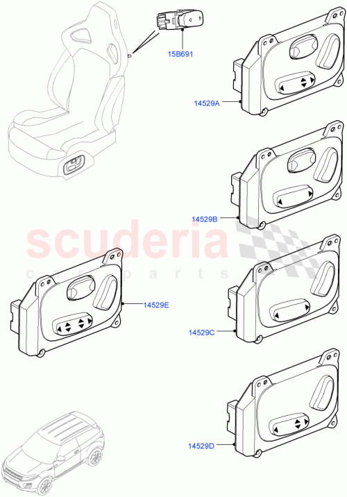 Part Diagram for Land Rover LR024329