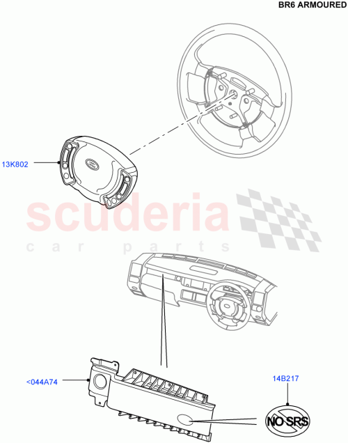 Part Diagram for Land Rover EHM500260WQJ