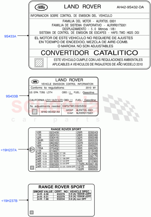 Part Diagram for Land Rover LR044433