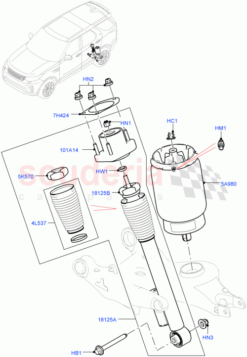 Part Diagram for Land Rover LR147026