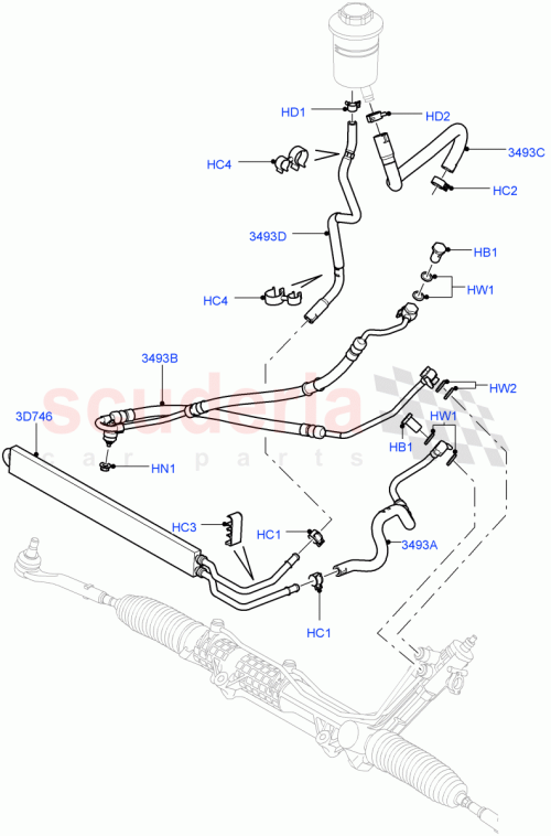 Part Diagram for Land Rover LR011495