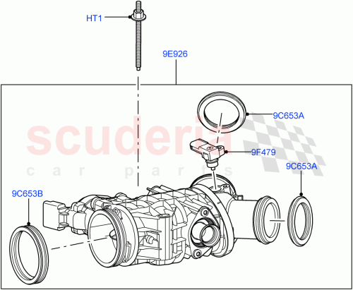 Part Diagram for Land Rover 1316152
