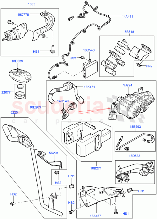 Part Diagram for Land Rover LR006155