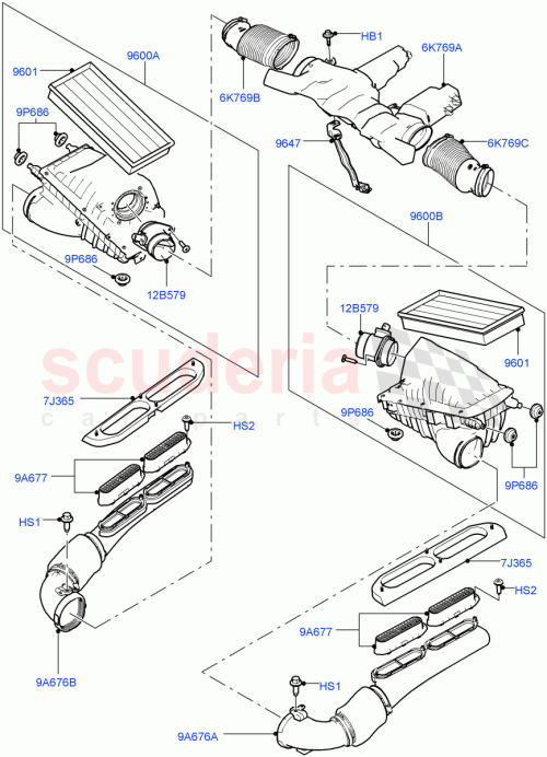Part Diagram for Land Rover LR100450