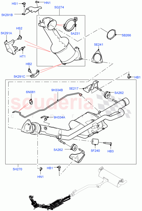 Part Diagram for Land Rover LR115625