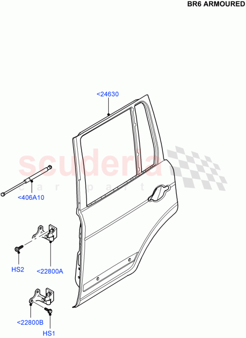 Part Diagram for Land Rover BFA760200