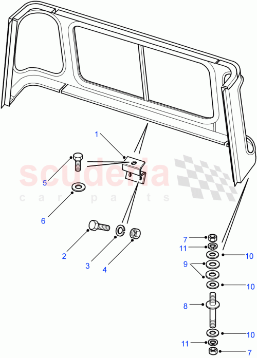 Part Diagram for Land Rover WP185L