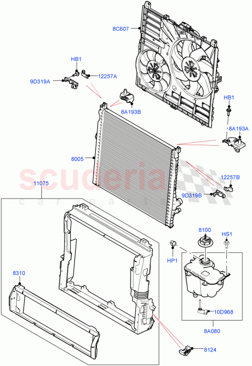 Part Diagram for Land Rover LR141177