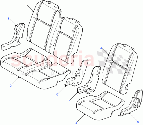 Part Diagram for Land Rover HXT501390PUY