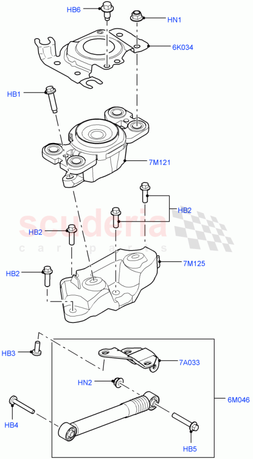 Part Diagram for Land Rover BYG500120
