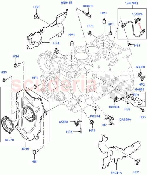 Part Diagram for Land Rover LR100574