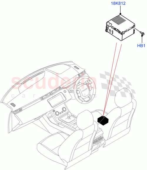Part Diagram for Land Rover LR110521