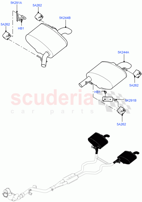 Part Diagram for Land Rover LR057635