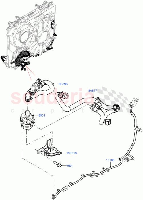 Part Diagram for Land Rover LR082257