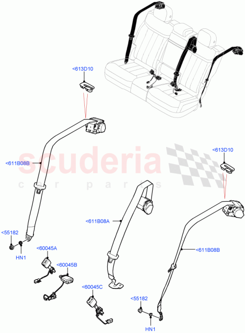 Part Diagram for Land Rover LR172416