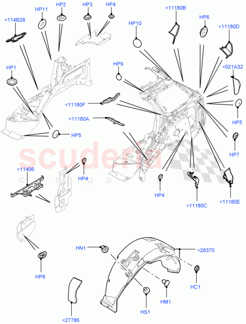 Part Diagram for Land Rover LR044422