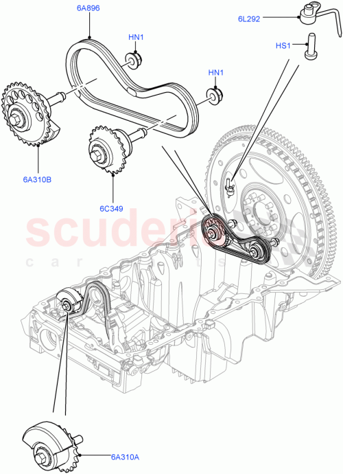 Part Diagram for Land Rover LR041704