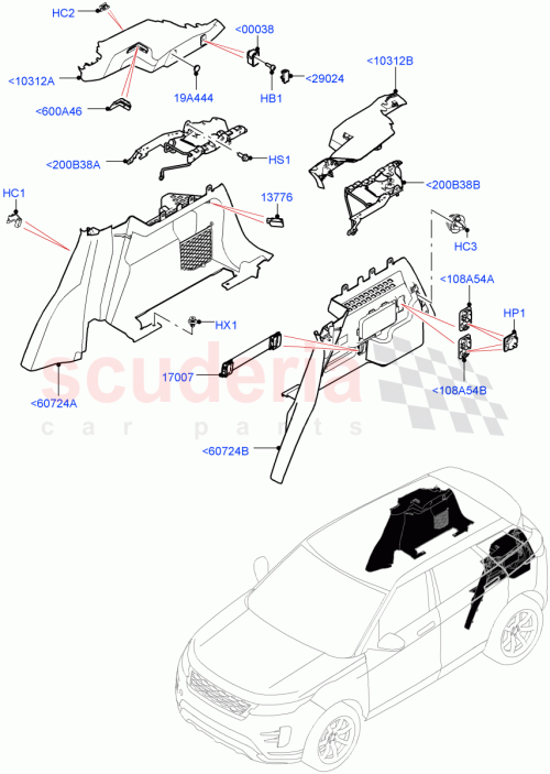 Part Diagram for Land Rover LR133161
