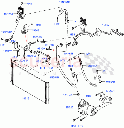 Part Diagram for Land Rover LR146151