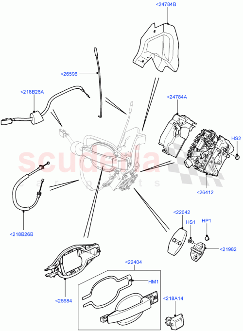 Part Diagram for Land Rover LR011322