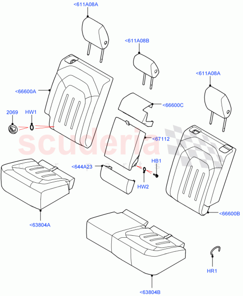 Part Diagram for Land Rover LR170215