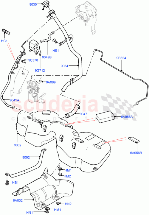 Part Diagram for Land Rover LR106366