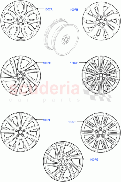 Part Diagram for Land Rover LR081583